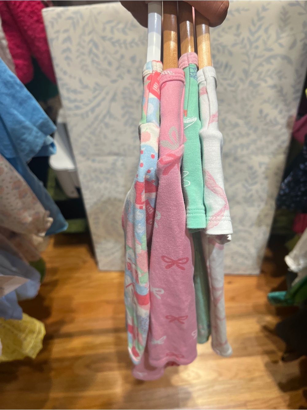 The Beaufort Bonnet Company 3T Girls' Polly Play Dress Bundle - Pink, Mint bows